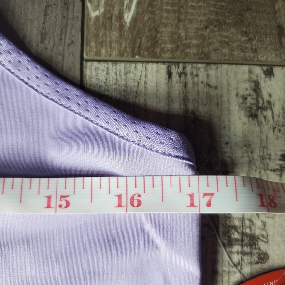 nwt bcg training tech mesh back tank top girls size xl 16 upf 50 purple rose - Picture 7 of 15